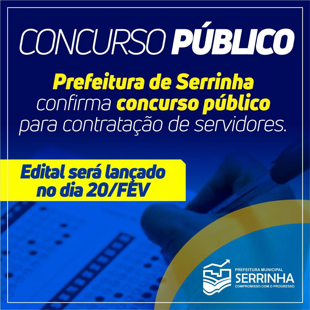 Serrinha Prefeitura Abre Concurso P Blico Vagas Confira