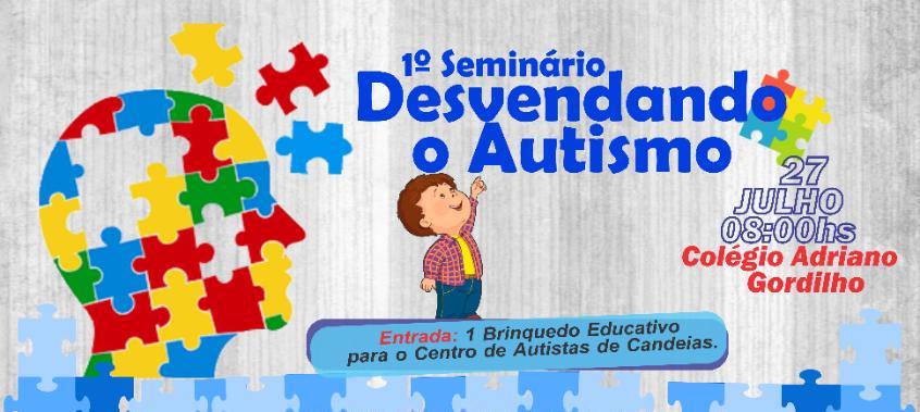 Candeias: APAAC realizará primeiro Seminário com o tema "Desvendando o autismo". Confira! 1 Candeias: APAAC realizará primeiro Seminário com o tema “Desvendando o autismo”. Confira!