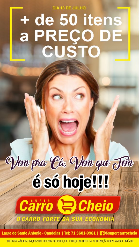 Candeias: Carro Cheio com mais de 50 produtos a preço de custo nessa quinta-feira. Confira! 3 WhatsApp Image 2019 07 18 at 08.55.02