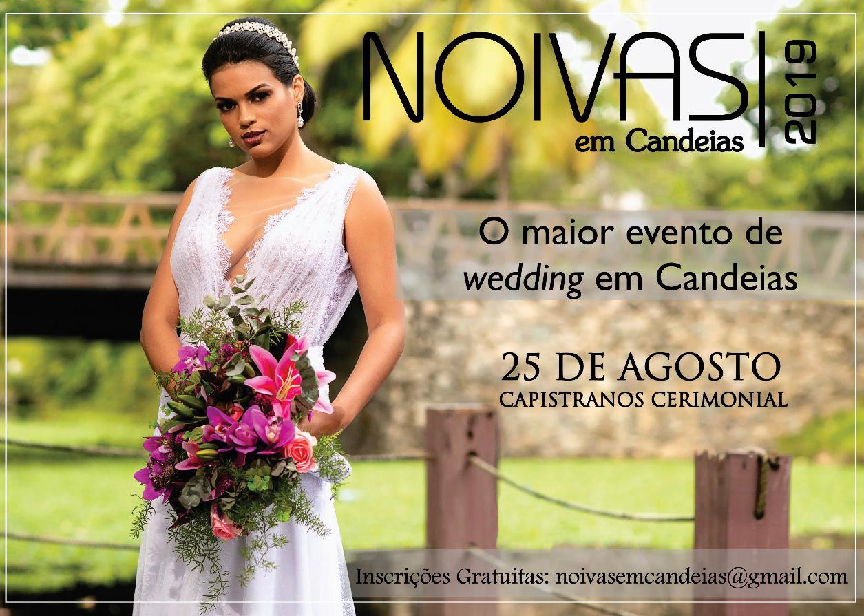 Candeias: Noivas em Candeias, o maior evento de wedding acontece dia 25/08 no Capistranos Cerimonial. Confira! 1 Candeias: Noivas em Candeias, o maior evento de wedding acontece dia 25/08 no Capistranos Cerimonial. Confira!