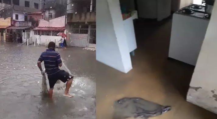 Municípios: Madre de Deus tem ruas alagadas e reclamações em quinta-feira chuvosa. Confira! 1 Municípios: Madre de Deus tem ruas alagadas e reclamações em quinta-feira chuvosa. Confira!