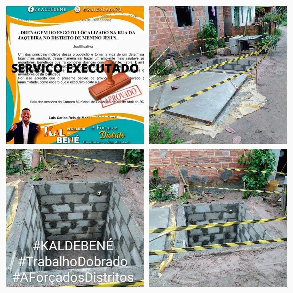 Municípios: Vereador Kal de Benê realiza importante providência no Distrito de Menino Jesus em Candeias. Confira! 1 Municípios: Vereador Kal de Benê realiza importante providência no Distrito de Menino Jesus em Candeias. Confira!