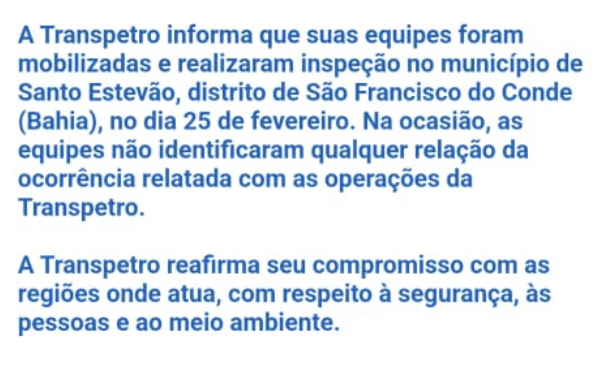 IMG 4025 vazamento de óleo Santo Estevão impacto ambiental