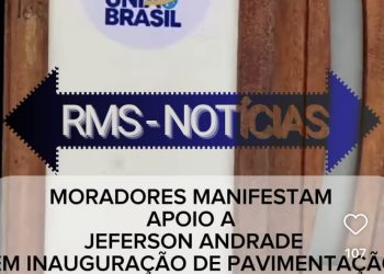 Prefeito de Madre de Deus, Dailton Filho enfrenta alta rejeição em inauguração de pavimentação faltando 3 meses para eleição