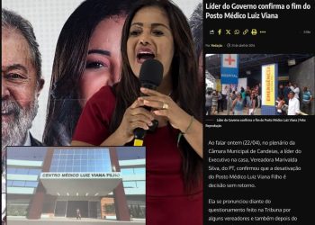 Candeias: Marivalda Silva o que você fez no verão passado? Pré-candidata acha que candeenses são bestas com um posto médico de primeiro mundo depois de fechar atual por muitos anos