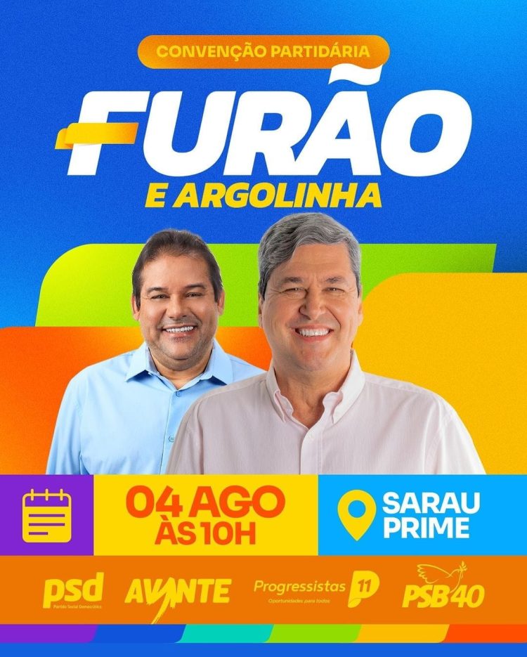 São Gonçalo dos Campos: Furão e Argolinha terão convenção de candidatura no próximo domingo (04) 1 São Gonçalo dos Campos: Furão e Argolinha terão convenção de candidatura no próximo domingo (04)