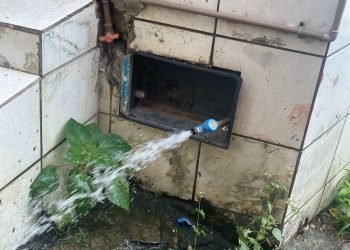 Moradores de Candeias tem hidrômetros furtados na madrugada desta quarta-feira (31)