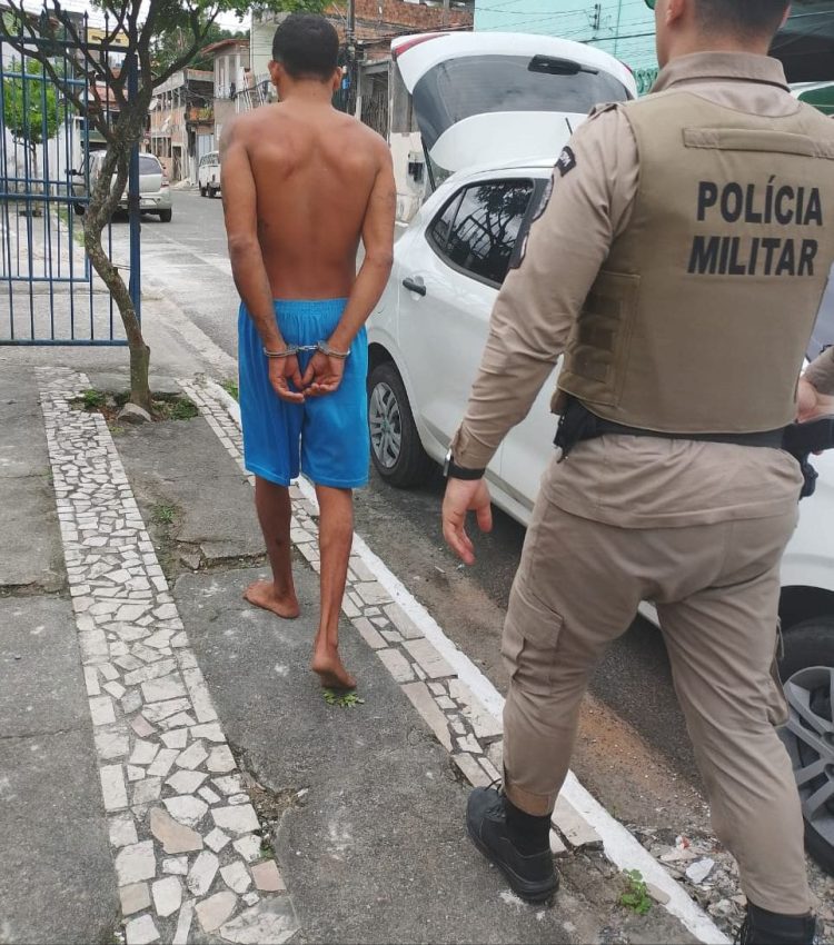 Policiais da 10ª CIPM prendem em flagrante três homens que estavam assaltando no distrito do Caípe em São Francisco do Conde e em Madre de Deus