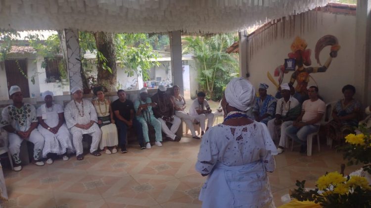 Nova Diretoria do Conselho Popular das Comunidades de Terreiro na Bacia do Rio Joanes é empossada 1 Nova Diretoria do Conselho Popular das Comunidades de Terreiro na Bacia do Rio Joanes é empossada