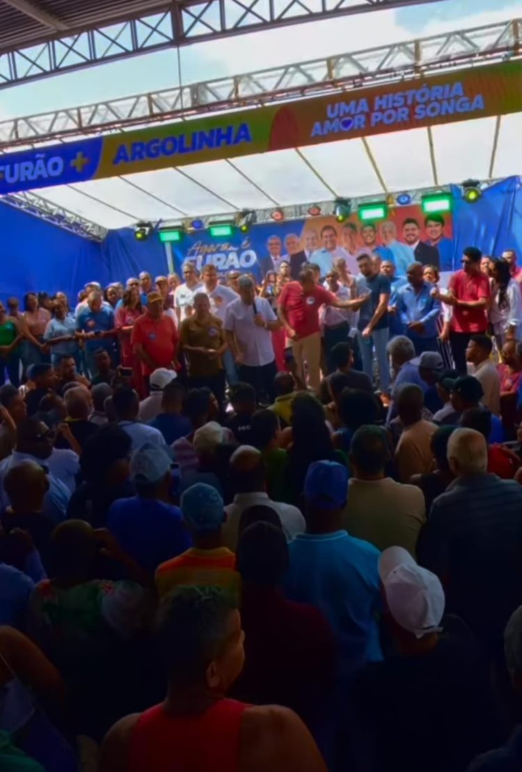 Convenção da candidatura de Furão e seu vice Argolinha reúne milhares de pessoas em São Gonçalo dos Campos 1 Convenção da candidatura de Furão e seu vice Argolinha reúne milhares de pessoas em São Gonçalo dos Campos