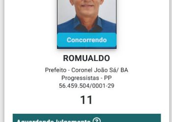 Coronel João Sá: MP-BA manifesta-se por impugnação de registro de candidatura do ex-prefeito Romualdo Costa