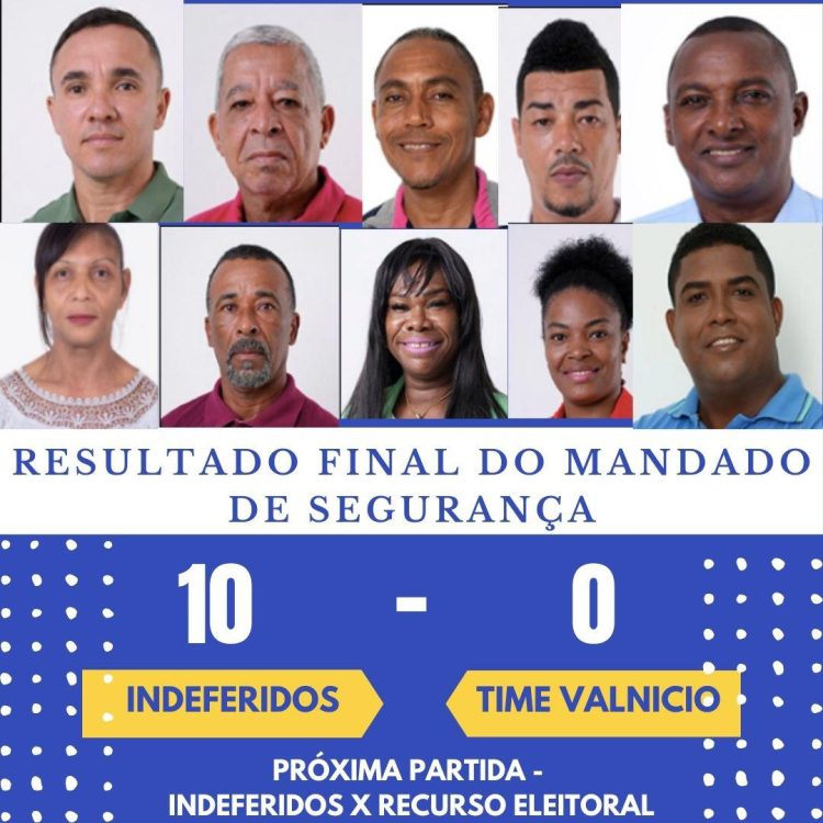 Deu Ruim: Decisão Judicial impede candidaturas de vereadores ligadas ao prefeito Valnicio Armede em Maragojipe