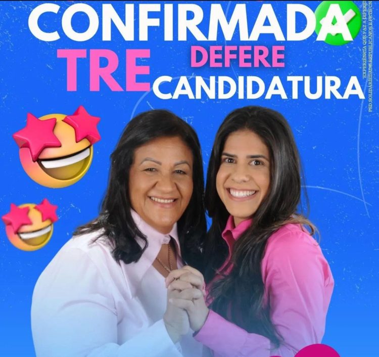 Maragojipe: TRE confirma candidatura a prefeita de Vera da Saúde com a médica Dra. Verena Paz como sua vice para retornar o progresso do município