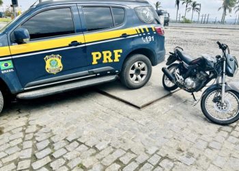 Operação Conatus: PRF apreende mais uma motocicleta adulterada em Santa Bárbara