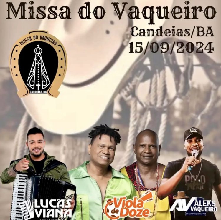 8ª Missa do Vaqueiro de Candeias começa no próximo domingo (15)