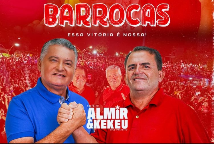 Em disputa acirrada, Almir de Maciel (PT) é eleito novo prefeito de Barrocas