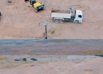 Obras de terraplanagem para instalação da Fábrica da Isoplast em Conceição da Feira são iniciadas e prefeito João de Furão comemora