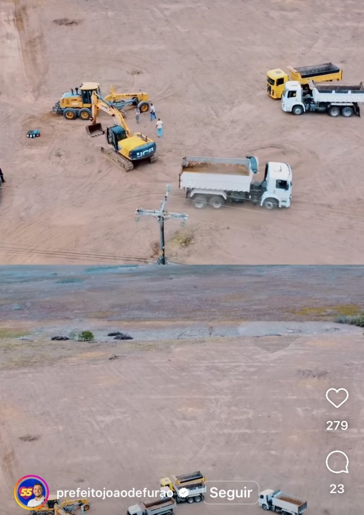 Obras de terraplanagem para instalação da Fábrica da Isoplast em Conceição da Feira são iniciadas e prefeito João de Furão comemora 1 Obras de terraplanagem para instalação da Fábrica da Isoplast em Conceição da Feira são iniciadas e prefeito João de Furão comemora