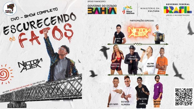 Cantor de Forró, NILTON ALEX, lança 1º DVD antirracista da história do forró no Brasil