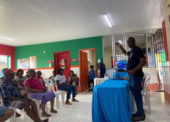 Candeias: Representantes da Unidade Regional da EMBASA visitam a comunidade do Posto Sanca para explicar o funcionamento do abastecimento de água e apresentar melhorias planejadas para a região