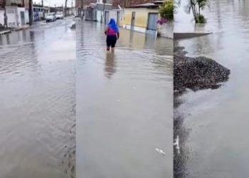 População sofre com ruas e casas sendo invadidas pelas águas da chuva em Feira de Santana