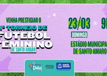 Santo Amaro realiza 1º Torneio de Futebol Feminino como parte da programação do Março Delas