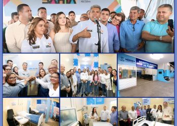 Governador Jerônimo Rodrigues, prefeito Cyro Novais e secretário Alex da Saúde entregam Centro de Parto Normal em Serrinha