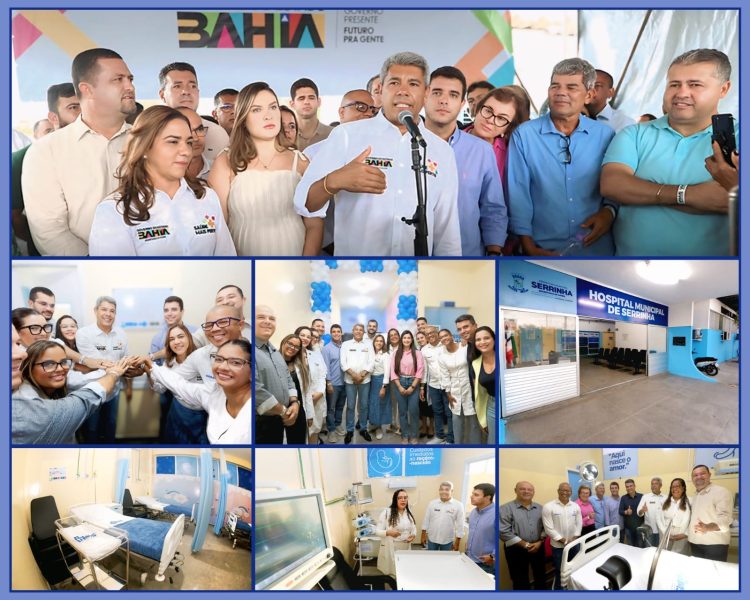 Governador Jerônimo Rodrigues, prefeito Cyro Novais e secretário Alex da Saúde entregam Centro de Parto Normal em Serrinha