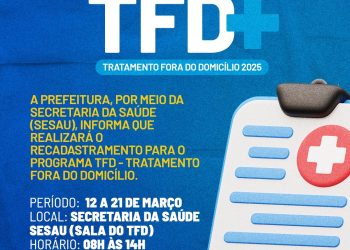SFC: Recadastramento do Programa TFD 2025 – Garantindo Assistência e Cuidado aos Pacientes