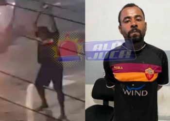 Homem é preso após agredir “Didio” com golpes de madeira e pedradas no centro de Madre de Deus