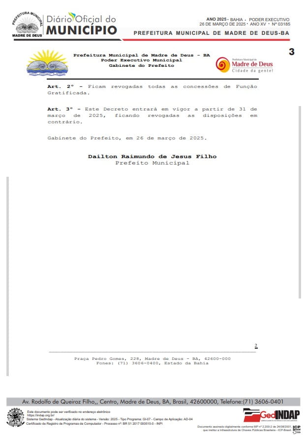 demissao em massa 1 demissão em madre de deus