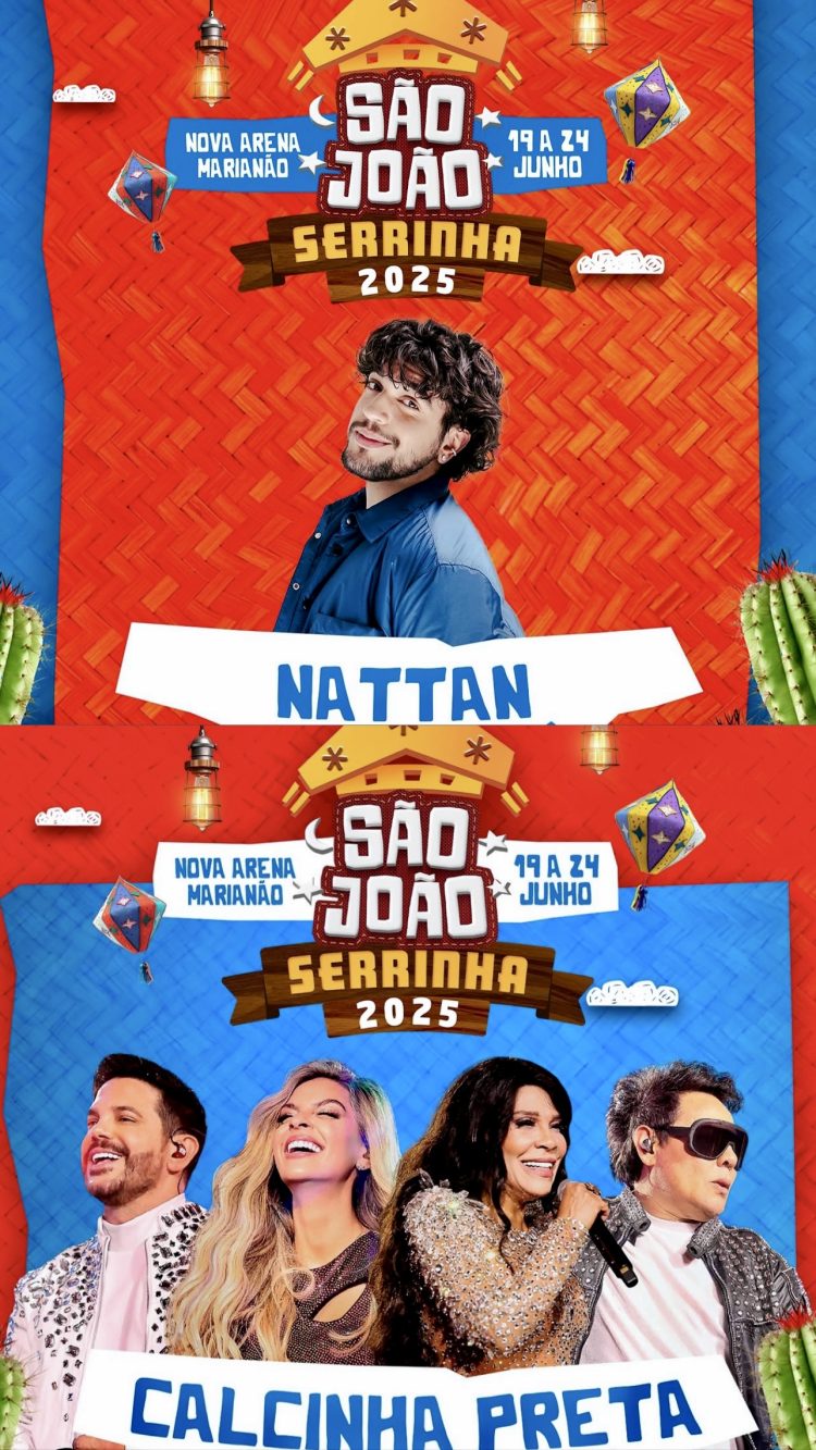 Prefeito Cyro Novais anuncia Nattan e Calcinha Preta como primeiras atrações do São João de Serrinha 2025