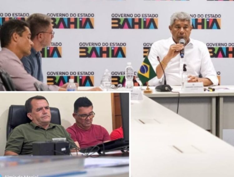 Prefeito de Barrocas, Almir de Maciel, participou de reunião virtual com o governador Jerônimo Rodrigues na última segunda-feira (21) 1 Prefeito de Barrocas, Almir de Maciel, participou de reunião virtual com o governador Jerônimo Rodrigues na última segunda-feira (21)