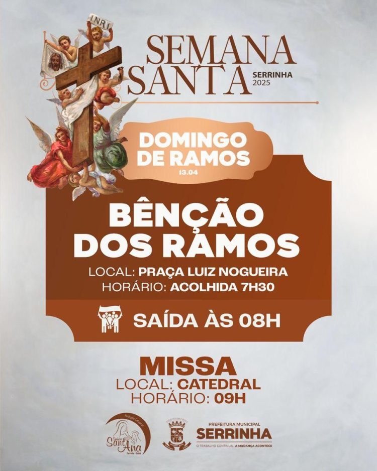 Domingo de Ramos: o início da Semana Santa em Serrinha