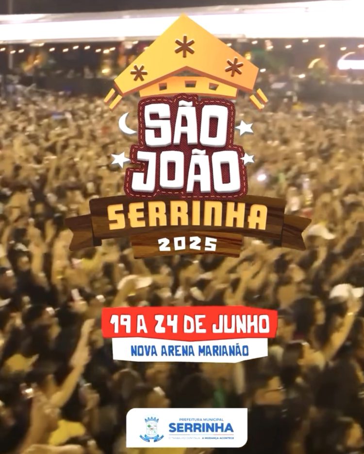 Prefeito Cyro Novais anuncia aumento de mais 1 dia do São João de Serrinha 2025