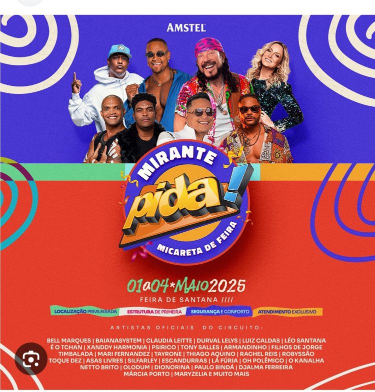 Mirante do Pida estreia na Micareta de Feira de Santana com conforto e segurança de 01 a 05 de maio