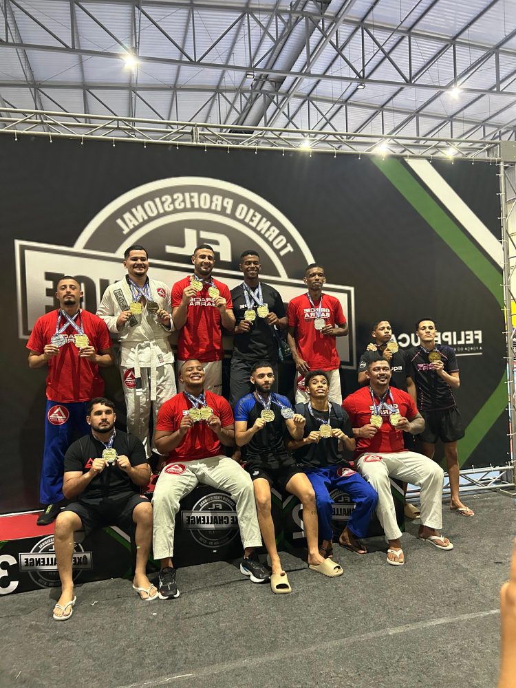 Equipe de Jiu-Jitsu Gracie Barra do Professor Uelder Câmara (Dom) brilha em competição no domingo (25/05) em Salvador