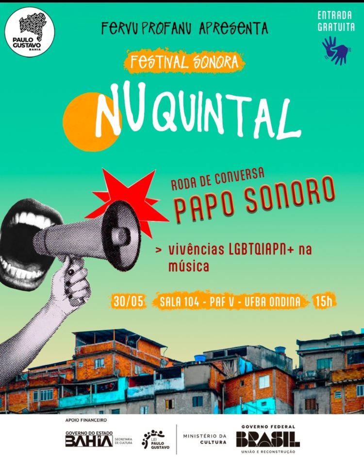 Festival Sonora Nu Quintal, rodas de conversa potencializam vozes LGBTQIAPN+ na música independente