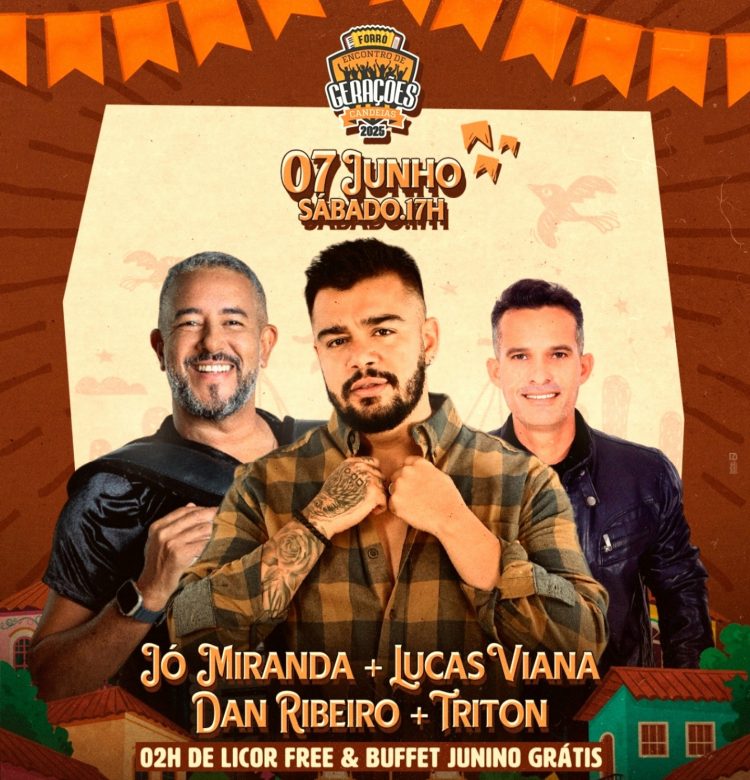 Candeias: Forró do Encontro de Gerações promete arraiá inesquecível, tradição e alegria na 6ª edição