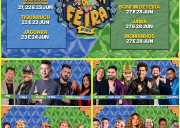 Feira de Santana confirma São João com shows de Saulo Fernandes, Elba Ramalho e atrações locais sob comando do prefeito José Ronaldo