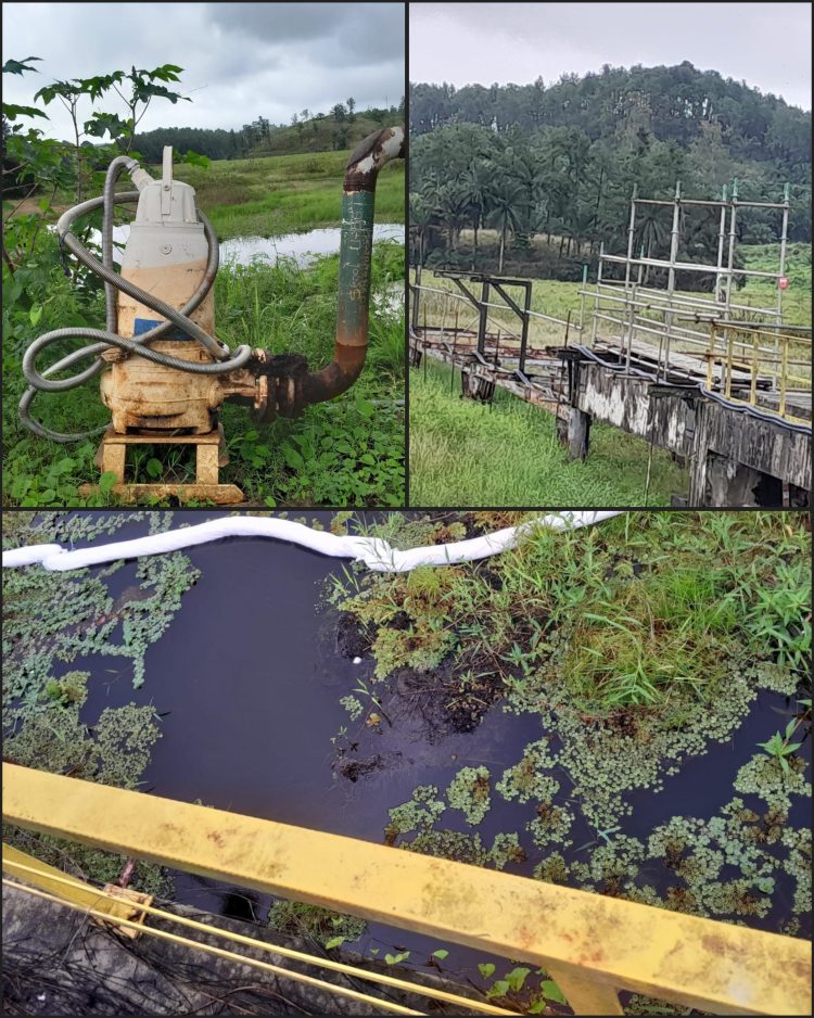 Crime ambiental na barragem de São Paulo com peixes mortos e substância oleosa levantam suspeitas contra a Acelen em São Francisco do Conde