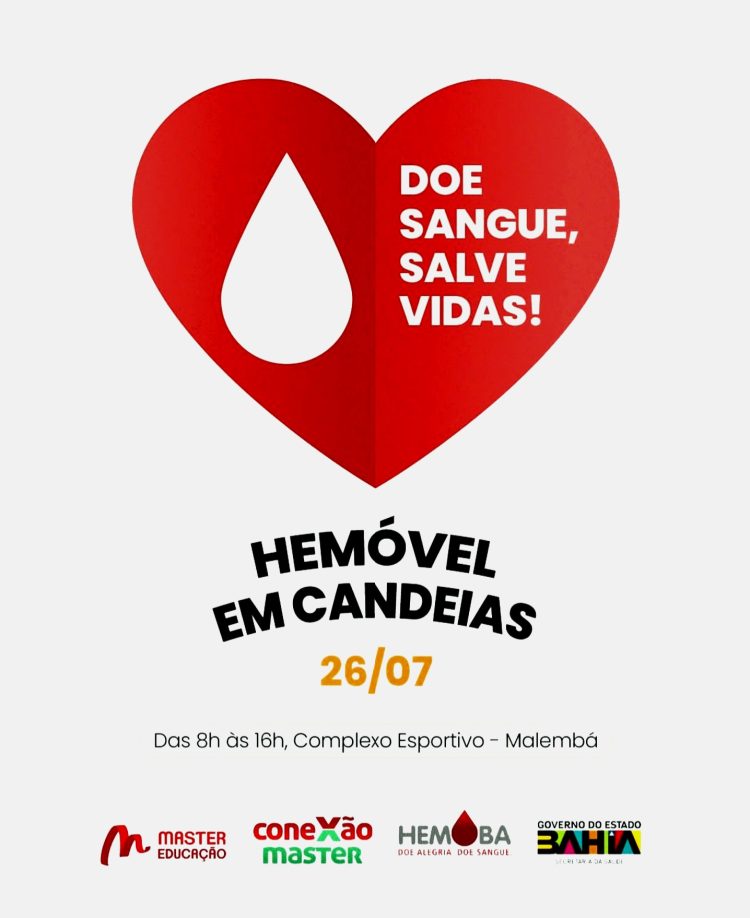 Escola Master Educação de Candeias realiza ação de saúde e incentivo à doação de sangue 1 Escola Master Educação de Candeias realiza ação de saúde e incentivo à doação de sangue