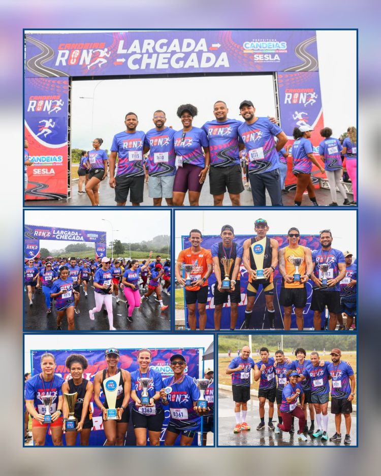 Prefeito Eriton Ramos e secretário Rivas Tertuliano celebram o 2° ano de Sucesso na tradicional corrida Candeias Run 6k