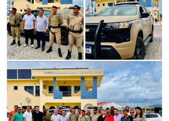 Prefeito de Barrocas, Almir de Maciel, celebra entrega de nova viatura pelo Governo do Estado
