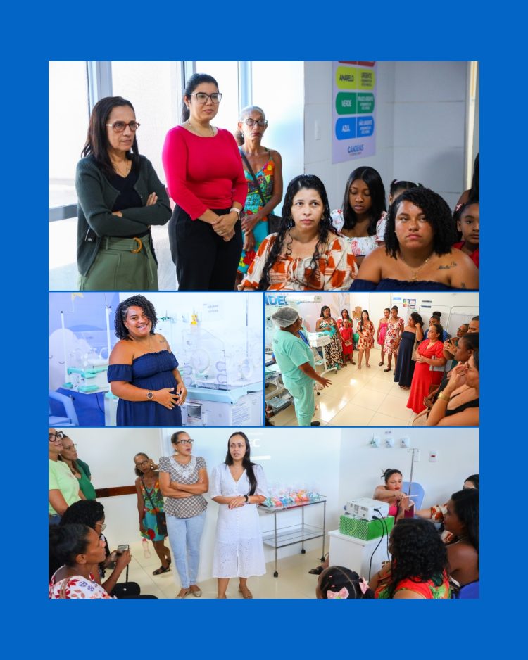 Candeias comemora avanços na saúde materna com visita às novas instalações da maternidade José Mário dos Santos