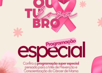Gilberte Lucas, Presidente da Fundação Hospitalar, destaca campanha Outubro Rosa 2025 em Feira de Santana