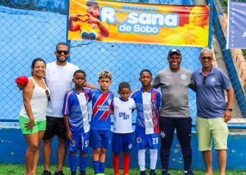 Antônio Gilson (Bobó) e Família Trazem Peneira do Esporte Clube Bahia para Candeias: Alegria de Crianças e Adolescentes