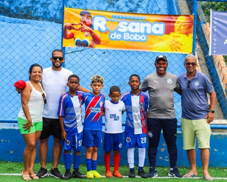Antônio Gilson (Bobó) e Família Trazem Peneira do Esporte Clube Bahia para Candeias: Alegria de Crianças e Adolescentes