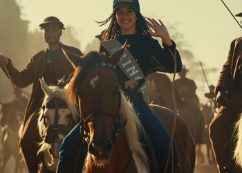 Ana Júlia Machado Brilha na Cavalgada Lua Nova em Candeias: Um Fenômeno na Montaria Baiana